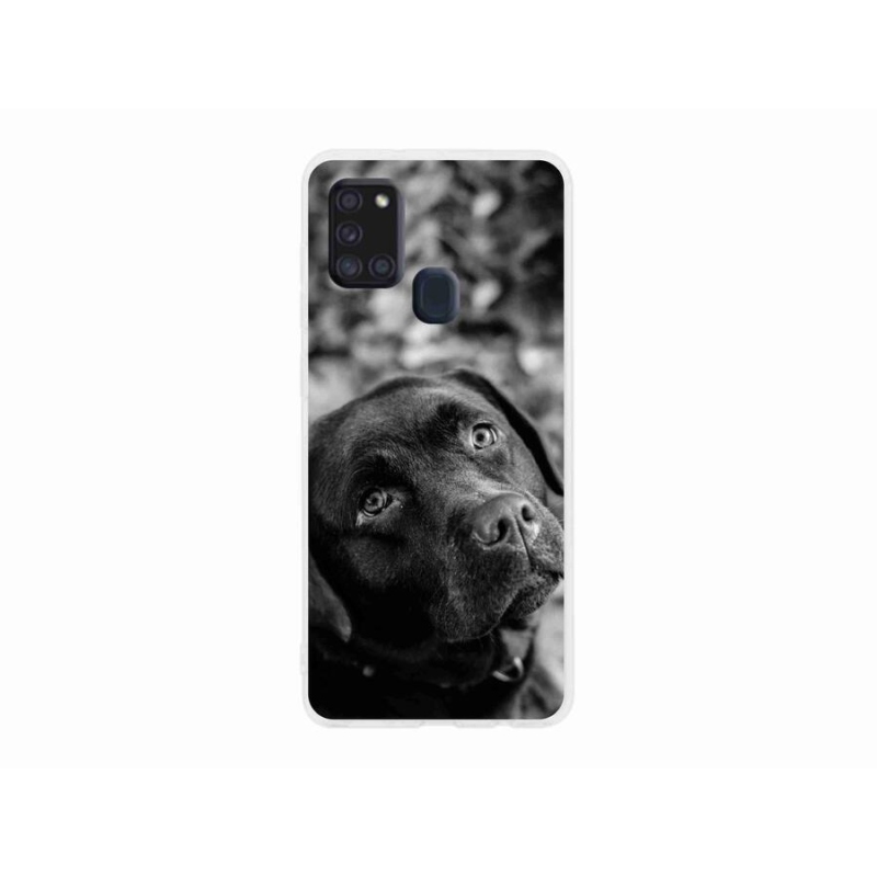 Gélový obal mmCase na mobil Samsung Galaxy A21s - labrador