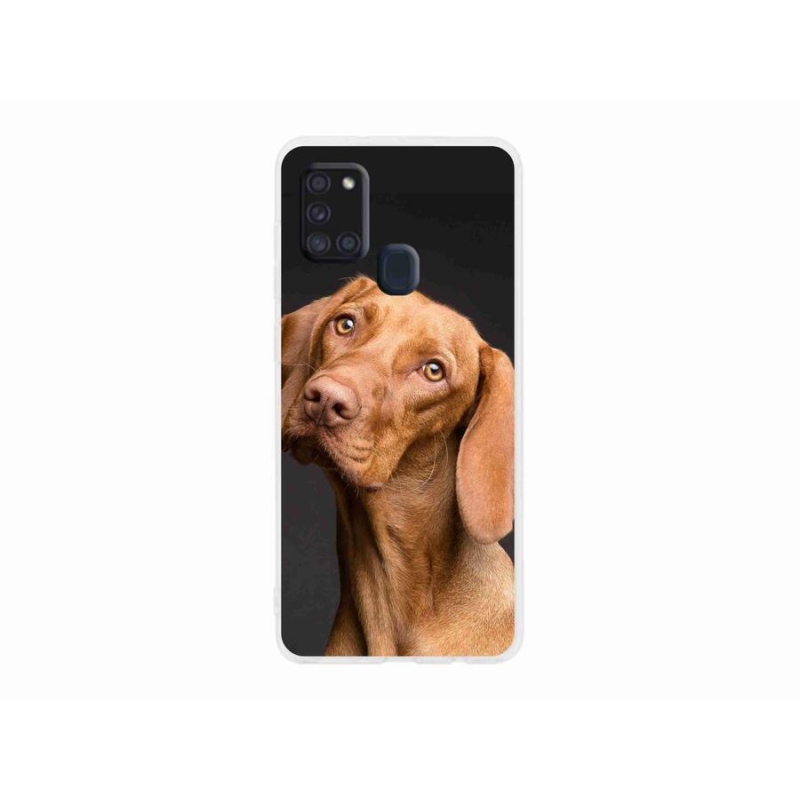 Gélový obal mmCase na mobil Samsung Galaxy A21s - maďarský stavač