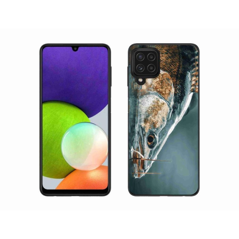 Gélový obal mmCase na mobil Samsung Galaxy A22 4G - zubáč