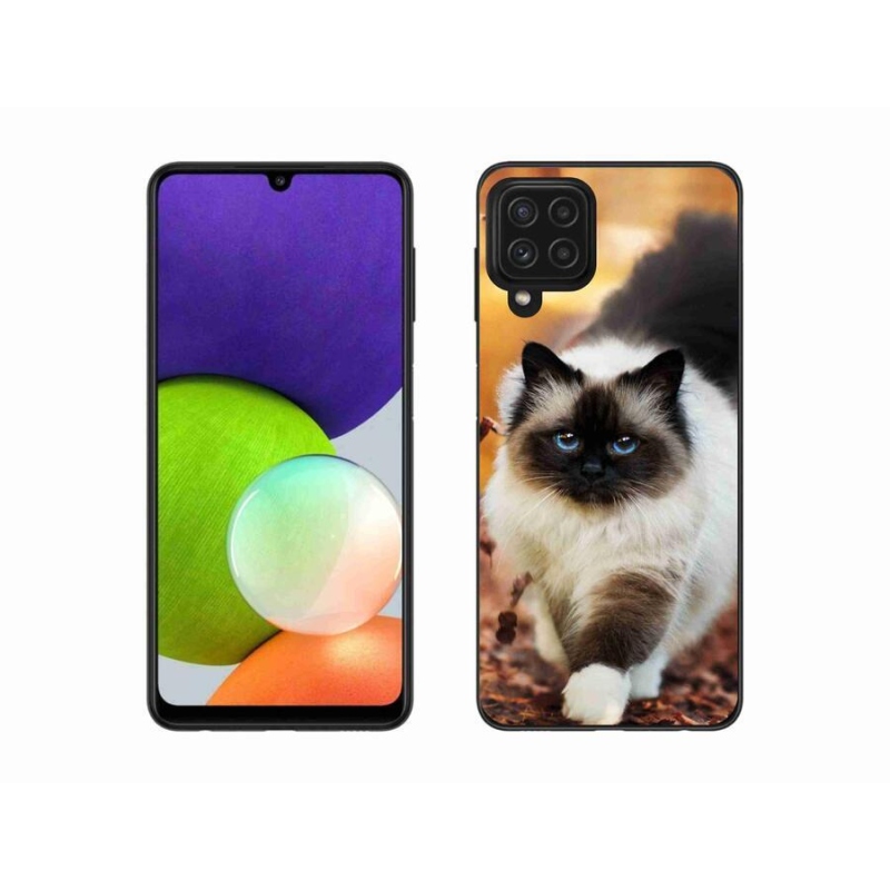 Gélový obal mmCase na mobil Samsung Galaxy A22 4G - mačka 1