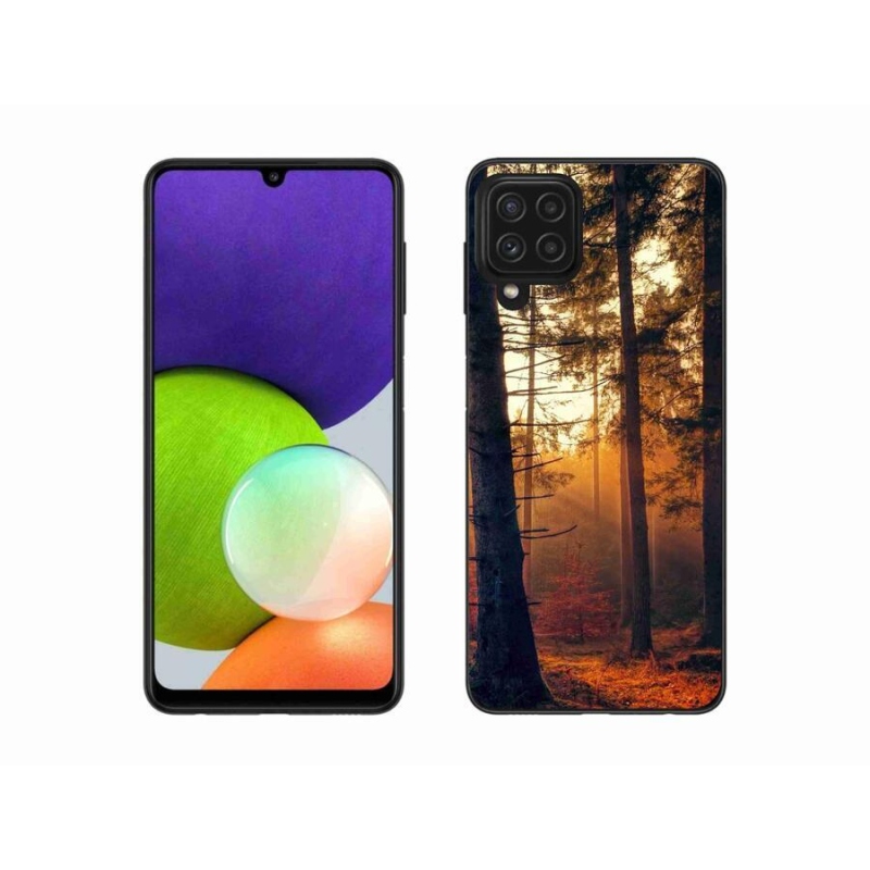 Gélový obal mmCase na mobil Samsung Galaxy A22 4G - les