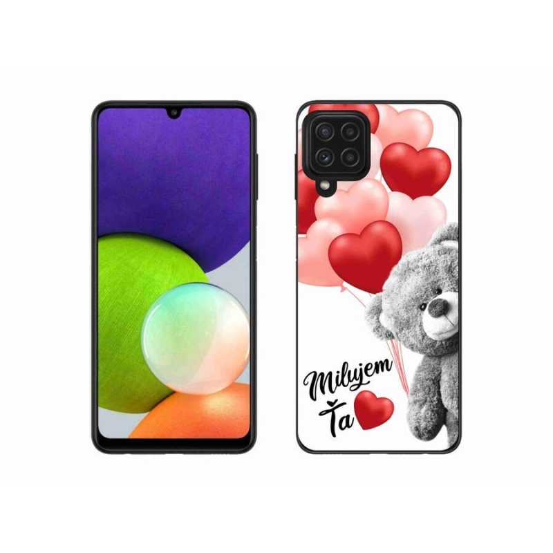 Gélový obal mmCase na mobil Samsung Galaxy A22 4G - milujem Ťa sk