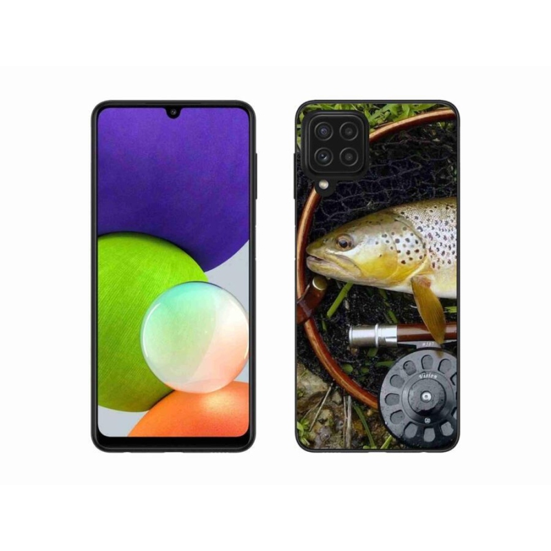 Gélový obal mmCase na mobil Samsung Galaxy A22 4G - pstruh 2