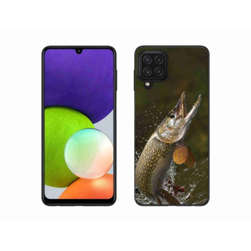 Gélový obal mmCase na mobil Samsung Galaxy A22 4G - šťuka