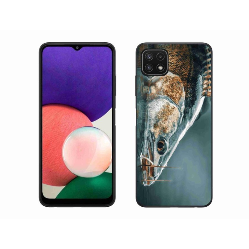 Gélový obal mmCase na mobil Samsung Galaxy A22 5G - zubáč