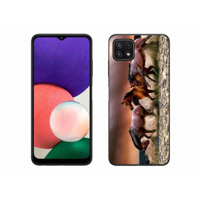 Gélový obal mmCase na mobil Samsung Galaxy A22 5G - kone 1