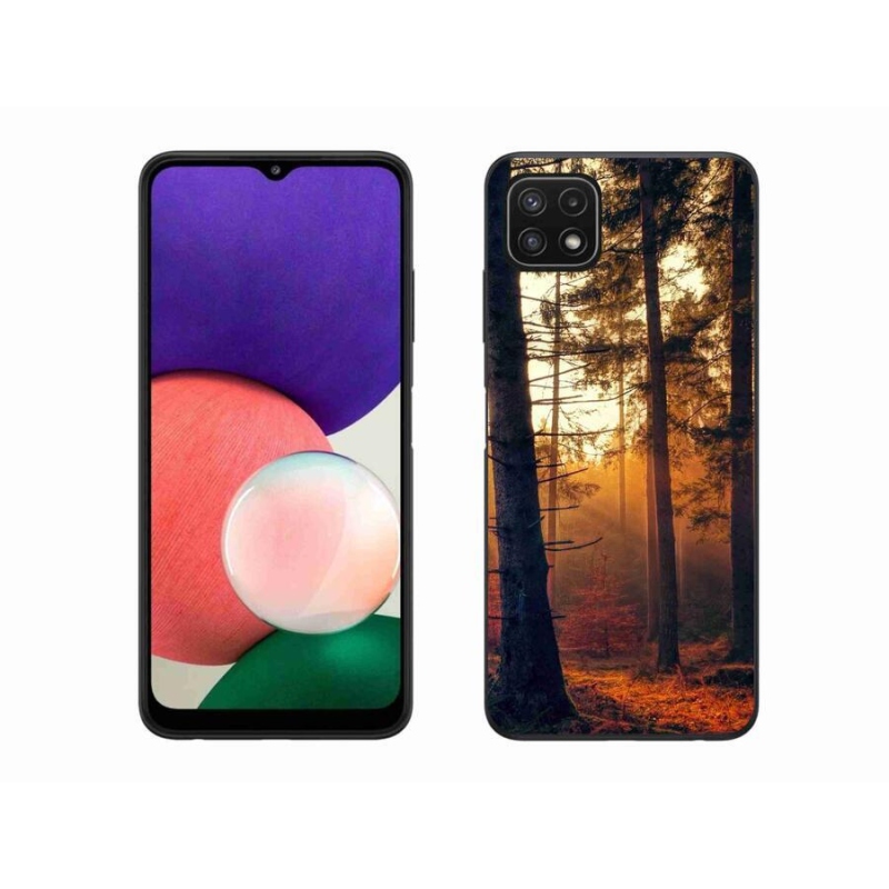 Gélový obal mmCase na mobil Samsung Galaxy A22 5G - les