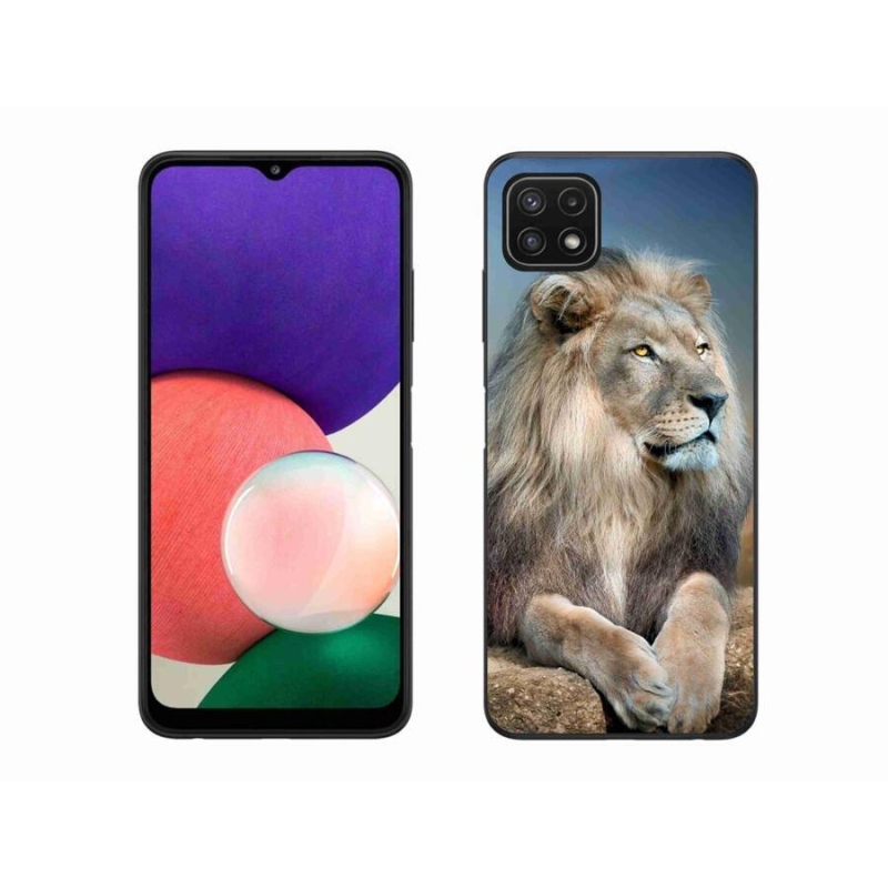 Gélový obal mmCase na mobil Samsung Galaxy A22 5G - lev 1