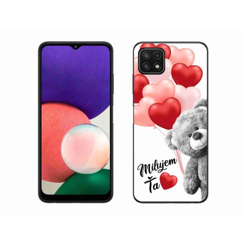 Gélový obal mmCase na mobil Samsung Galaxy A22 5G - milujem Ťa sk