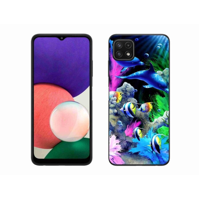 Gélový obal mmCase na mobil Samsung Galaxy A22 5G - morský svet