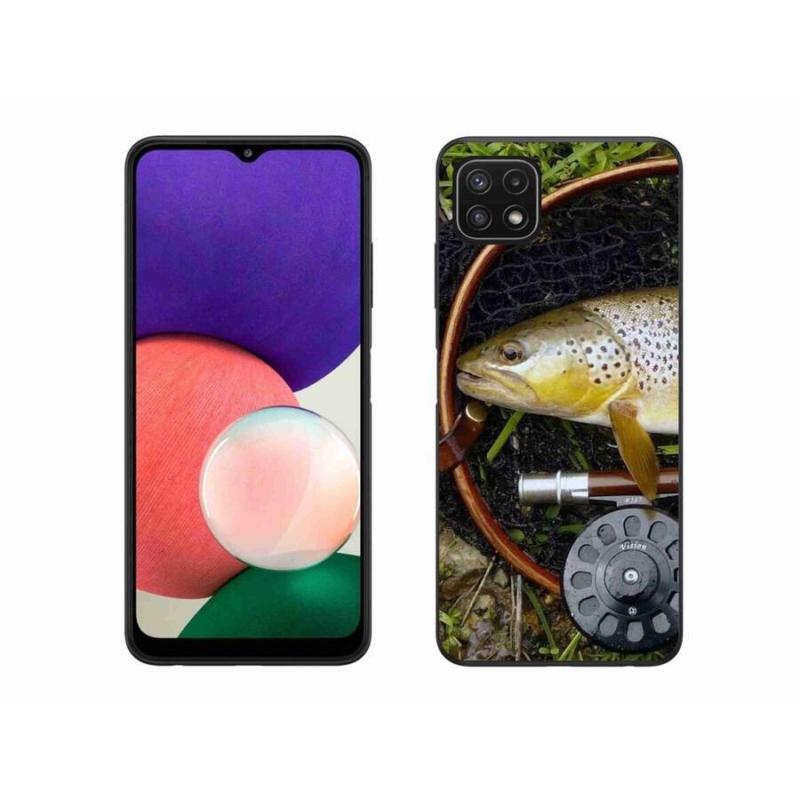 Gélový obal mmCase na mobil Samsung Galaxy A22 5G - pstruh 2