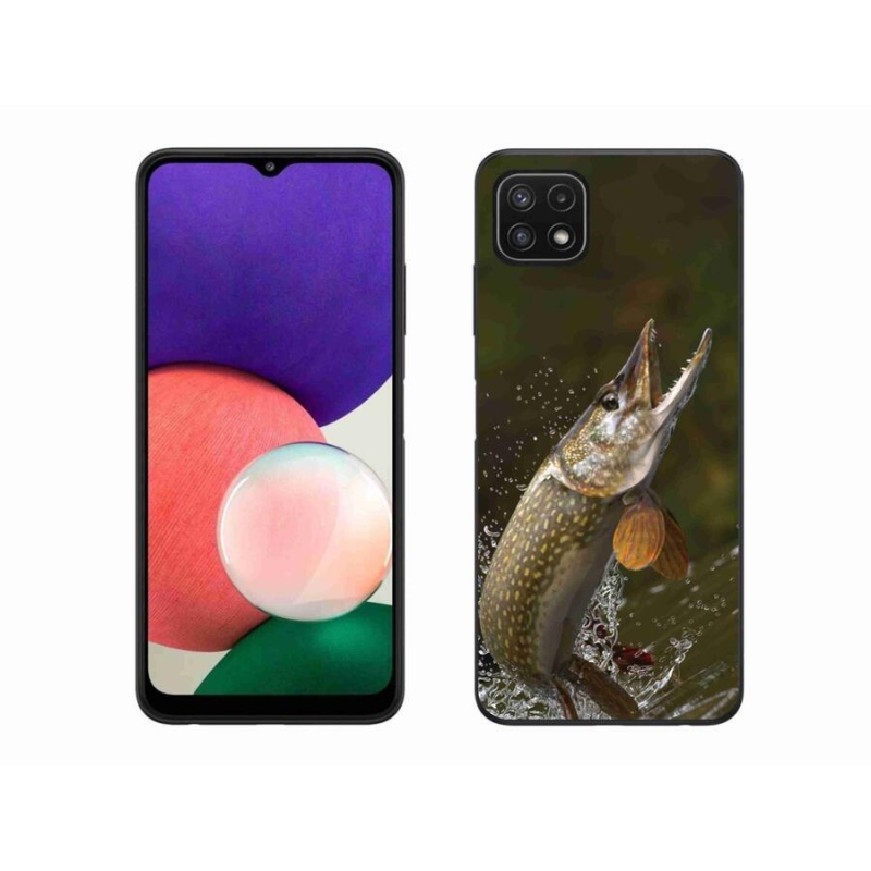 Gélový obal mmCase na mobil Samsung Galaxy A22 5G - šťuka