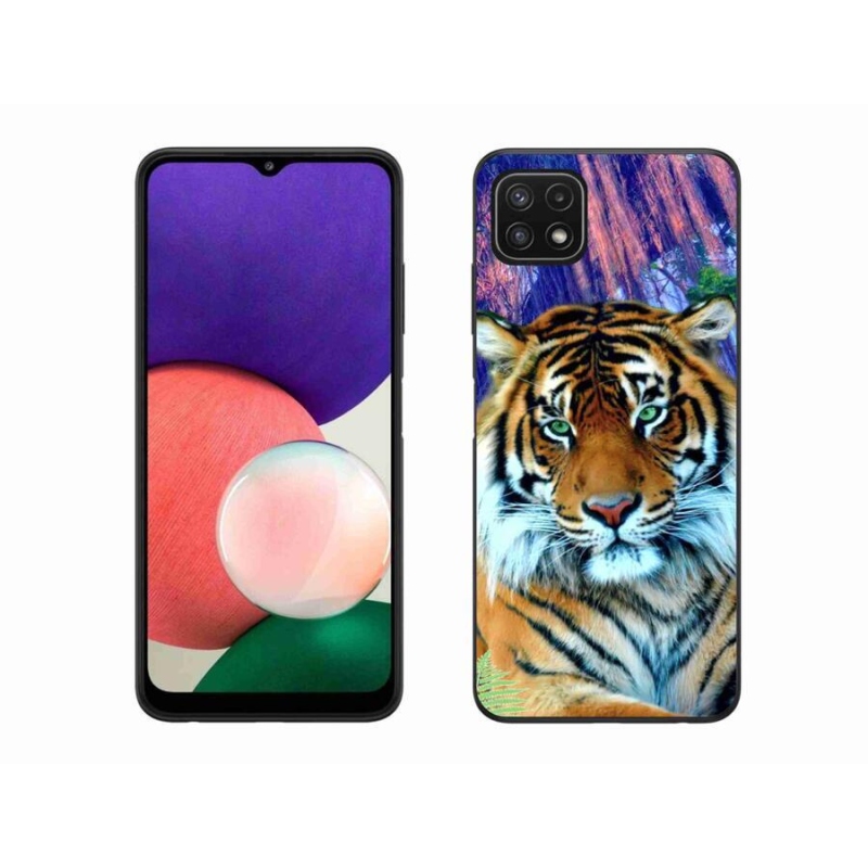 Gélový obal mmCase na mobil Samsung Galaxy A22 5G - tiger