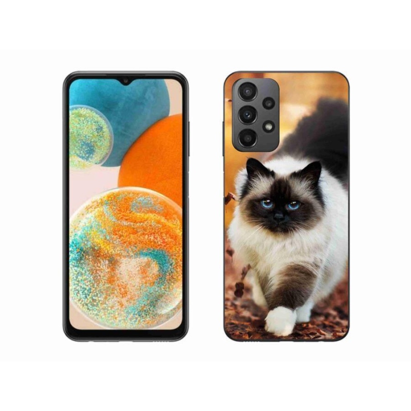 Gélový obal mmCase na mobil Samsung Galaxy A23 4G/5G - mačka