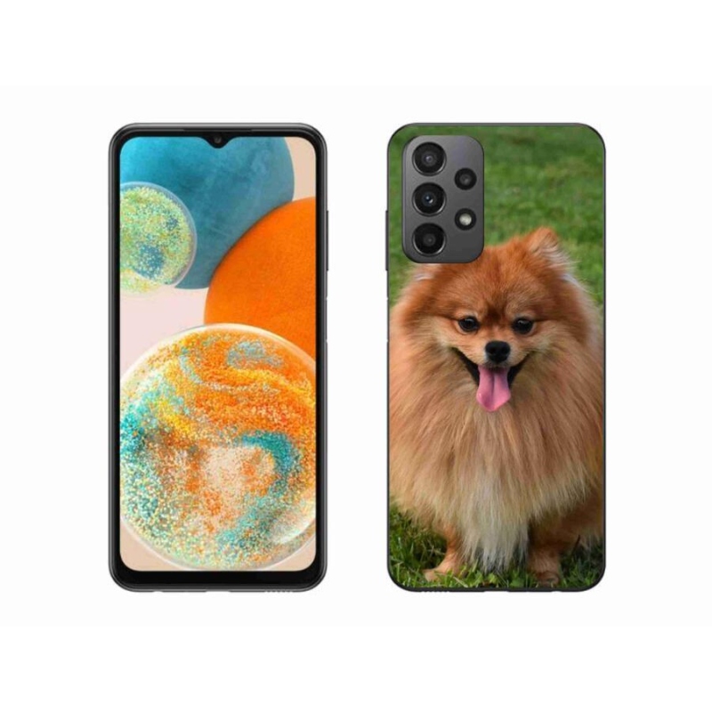 Gélový obal mmCase na mobil Samsung Galaxy A23 4G/5G - pomeranian