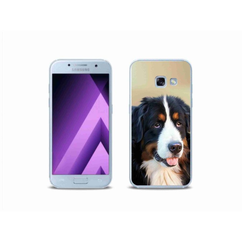 Gélový obal mmCase na mobil Samsung Galaxy A3 (2017) - bernský salašnícky pes