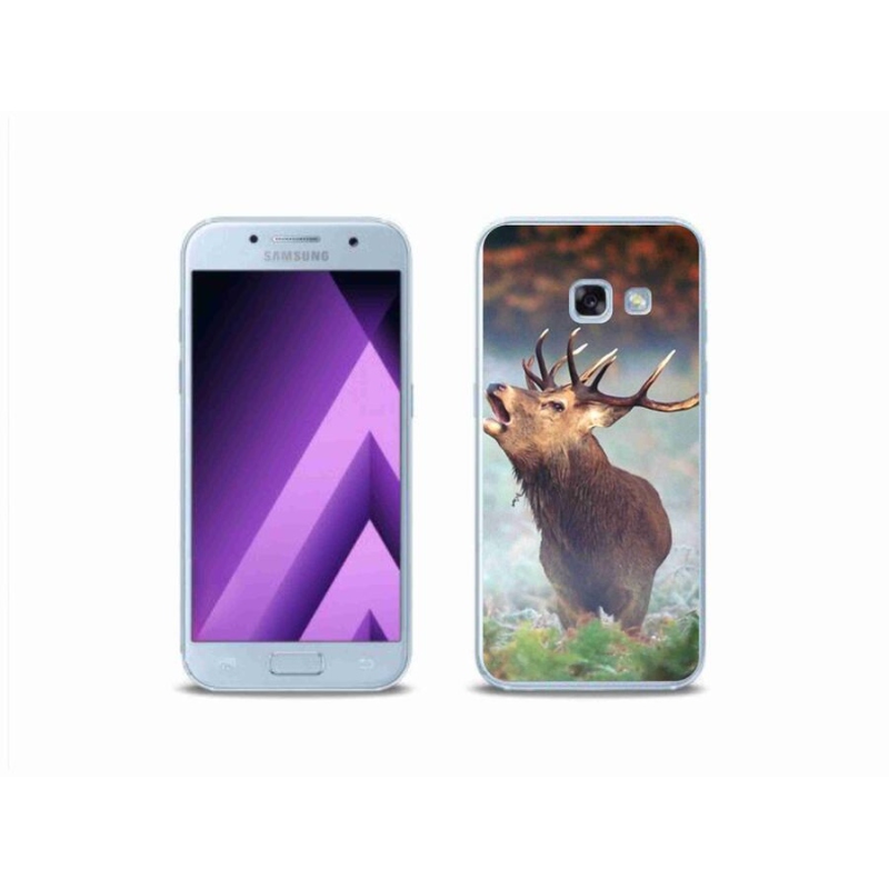 Gélový obal mmCase na mobil Samsung Galaxy A3 (2017) - jeleň 2