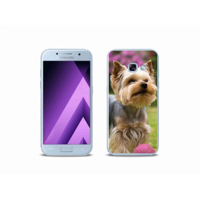 Gélový obal mmCase na mobil Samsung Galaxy A3 (2017) - jorkšír 4