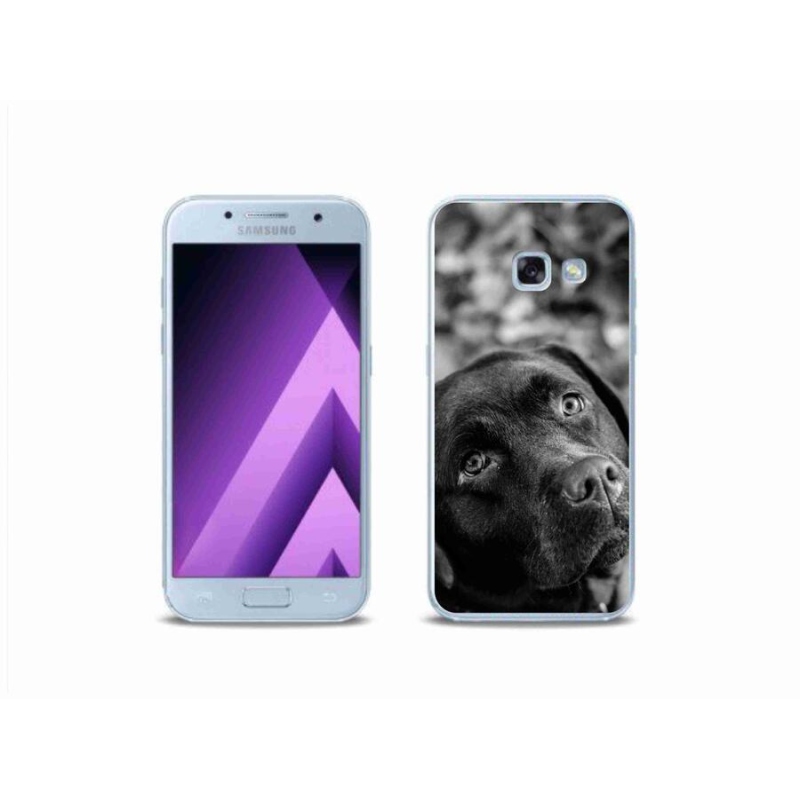 Gélový obal mmCase na mobil Samsung Galaxy A3 (2017) - labrador