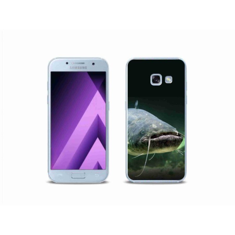 Gélový obal mmCase na mobil Samsung Galaxy A3 (2017) - sumec