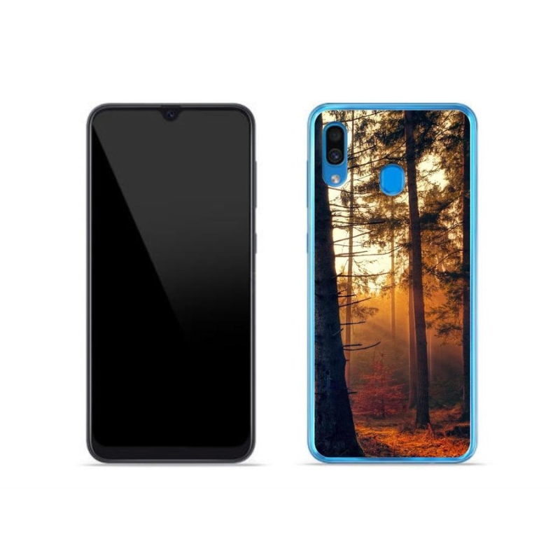 Gélový obal mmCase na mobil Samsung Galaxy A30 - les