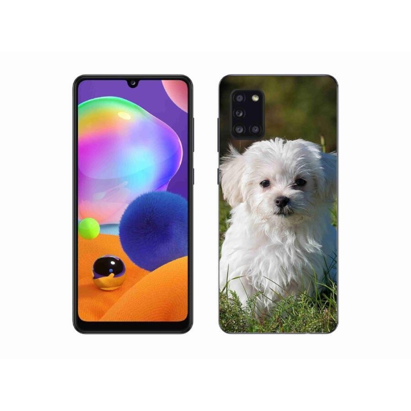 Gélový obal mmCase na mobil Samsung Galaxy A31 - bišon