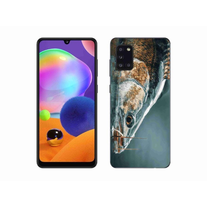 Gélový obal mmCase na mobil Samsung Galaxy A31 - zubáč