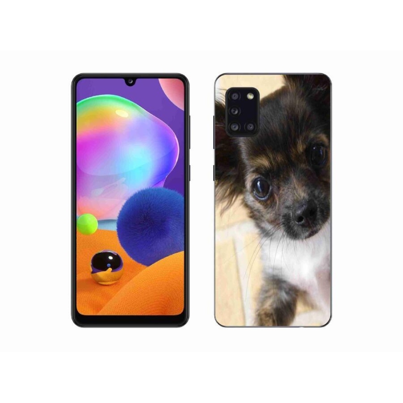 Gélový obal mmCase na mobil Samsung Galaxy A31 - čivava 2