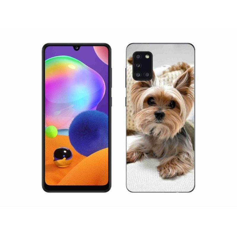 Gélový obal mmCase na mobil Samsung Galaxy A31 - jorkšír 5