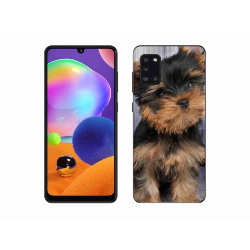 Gélový obal mmCase na mobil Samsung Galaxy A31 - jorkšír 9