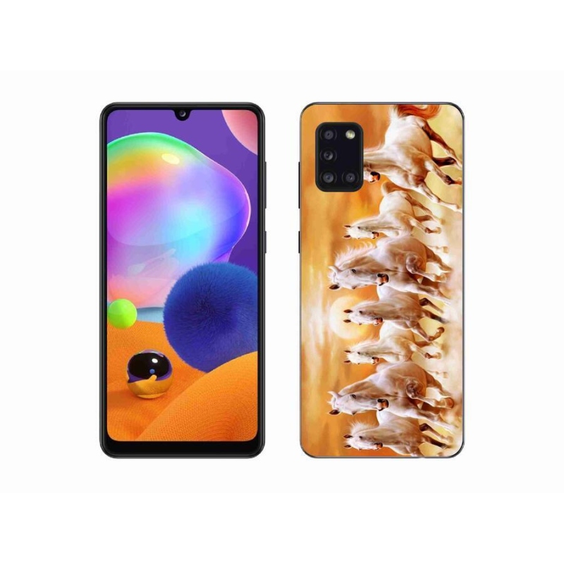 Gélový obal mmCase na mobil Samsung Galaxy A31 - kone 2