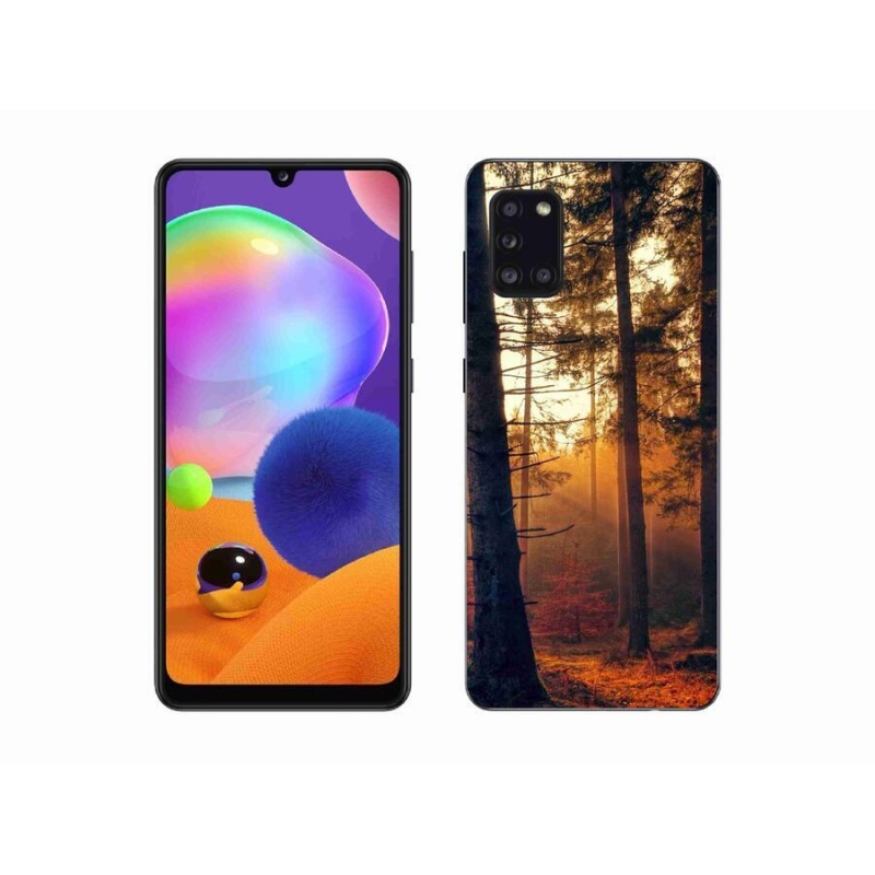 Gélový obal mmCase na mobil Samsung Galaxy A31 - les