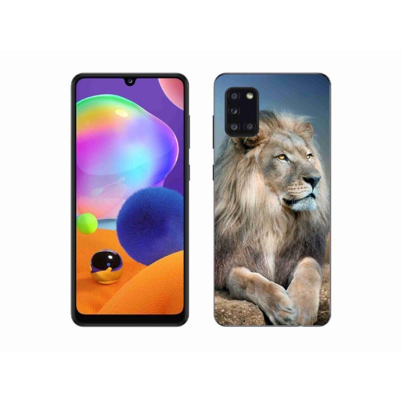 Gélový obal mmCase na mobil Samsung Galaxy A31 - lev 1