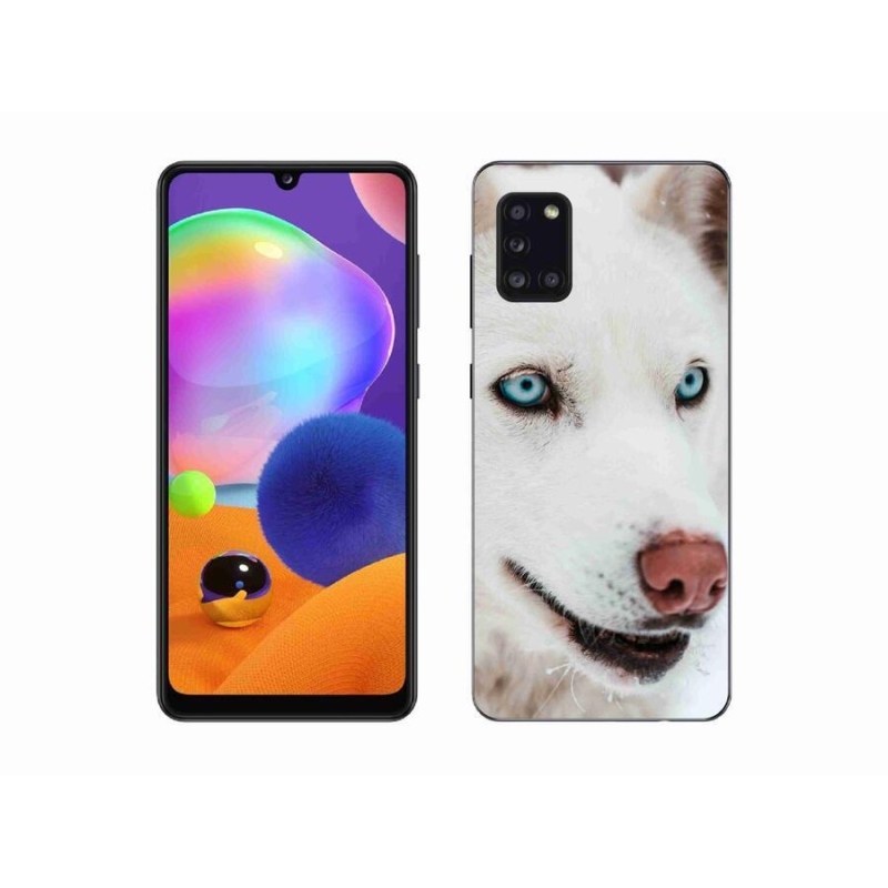 Gélový obal mmCase na mobil Samsung Galaxy A31 - psie pohľad