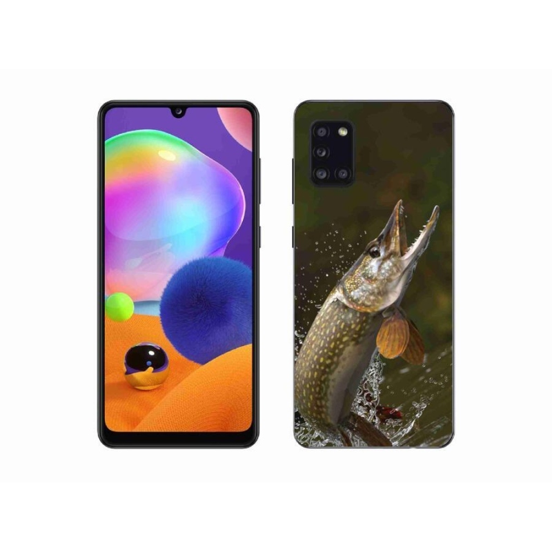 Gélový obal mmCase na mobil Samsung Galaxy A31 - šťuka