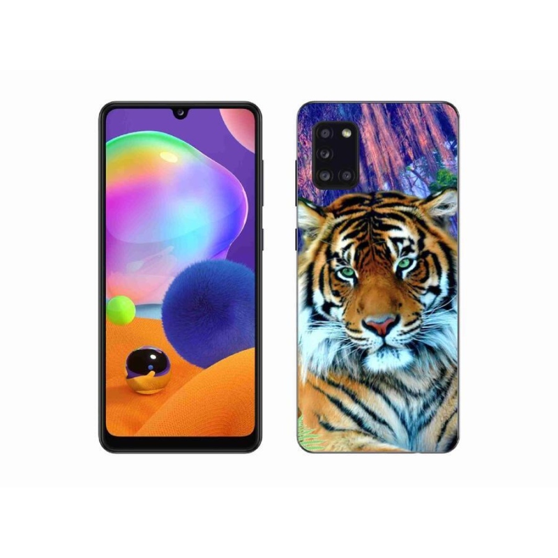 Gélový obal mmCase na mobil Samsung Galaxy A31 - tiger