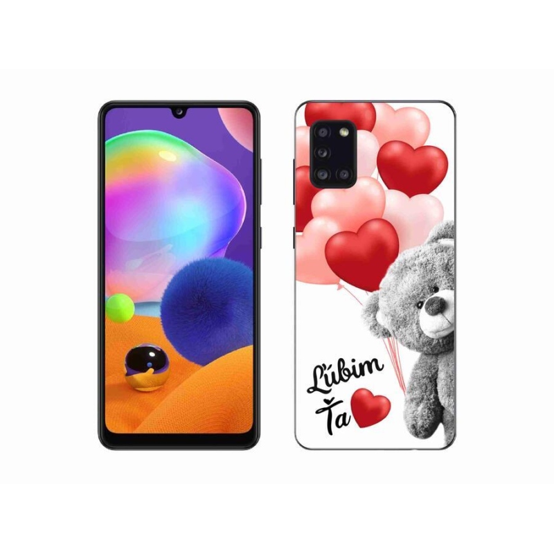 Gélový obal mmCase na mobil Samsung Galaxy A31 - ľúbim ťa sk