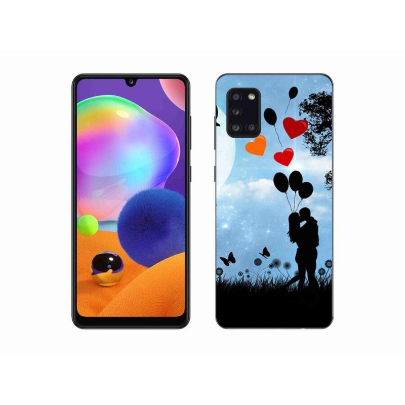 Gélový obal mmCase na mobil Samsung Galaxy A31 - zamilovaný pár