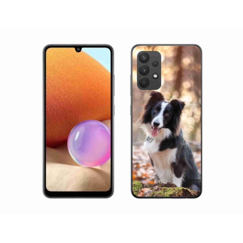 Gélový obal mmCase na mobil Samsung Galaxy A32 4G - border kólie 1