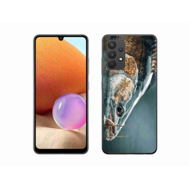 Gélový obal mmCase na mobil Samsung Galaxy A32 4G - zubáč