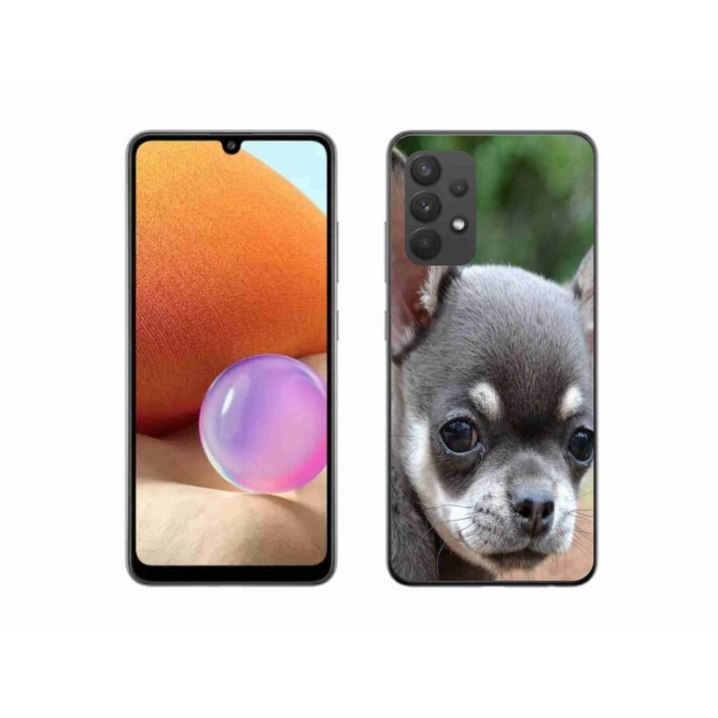 Gélový obal mmCase na mobil Samsung Galaxy A32 4G - čivava