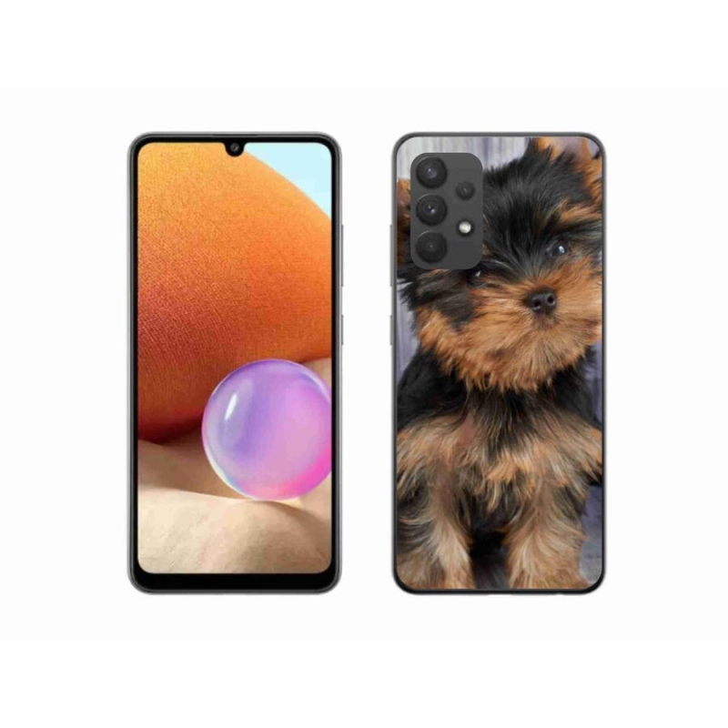 Gélový obal mmCase na mobil Samsung Galaxy A32 4G - jorkšír 9