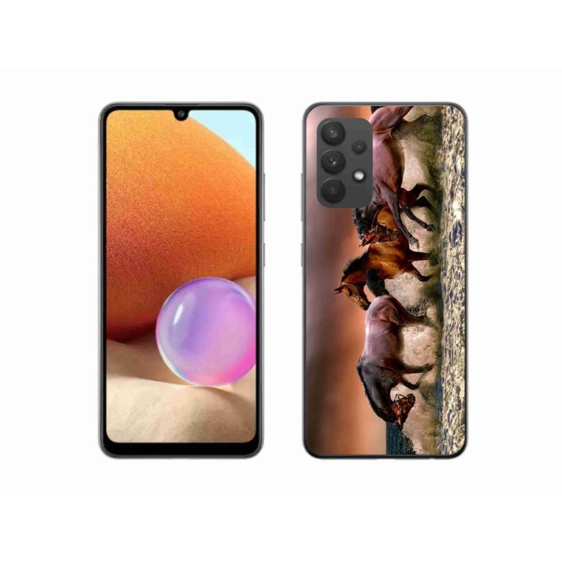 Gélový obal mmCase na mobil Samsung Galaxy A32 4G - kone 1