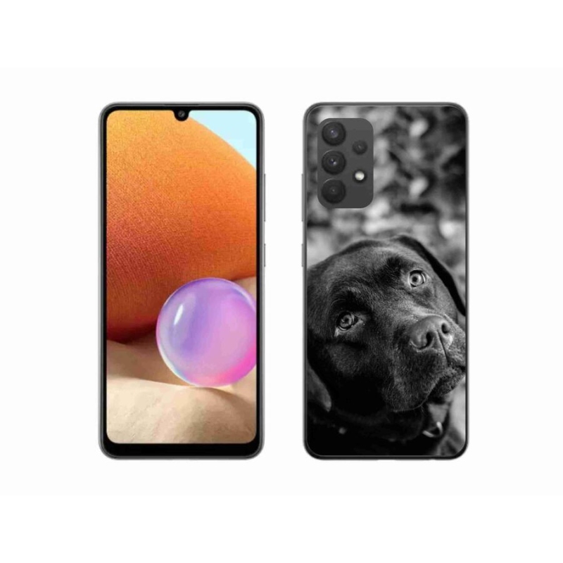 Gélový obal mmCase na mobil Samsung Galaxy A32 4G - labrador