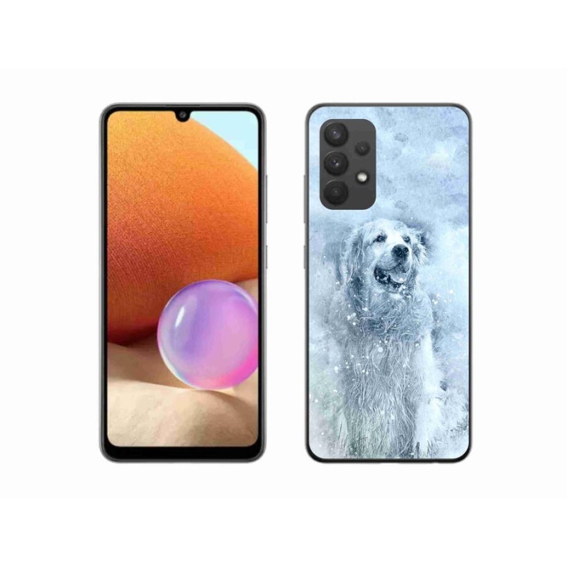 Gélový obal mmCase na mobil Samsung Galaxy A32 4G - retríver