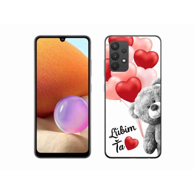 Gélový obal mmCase na mobil Samsung Galaxy A32 4G - ľúbim ťa sk