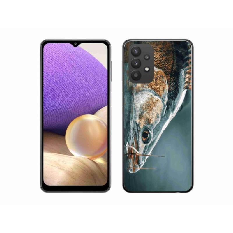 Gélový obal mmCase na mobil Samsung Galaxy A32 5G - zubáč