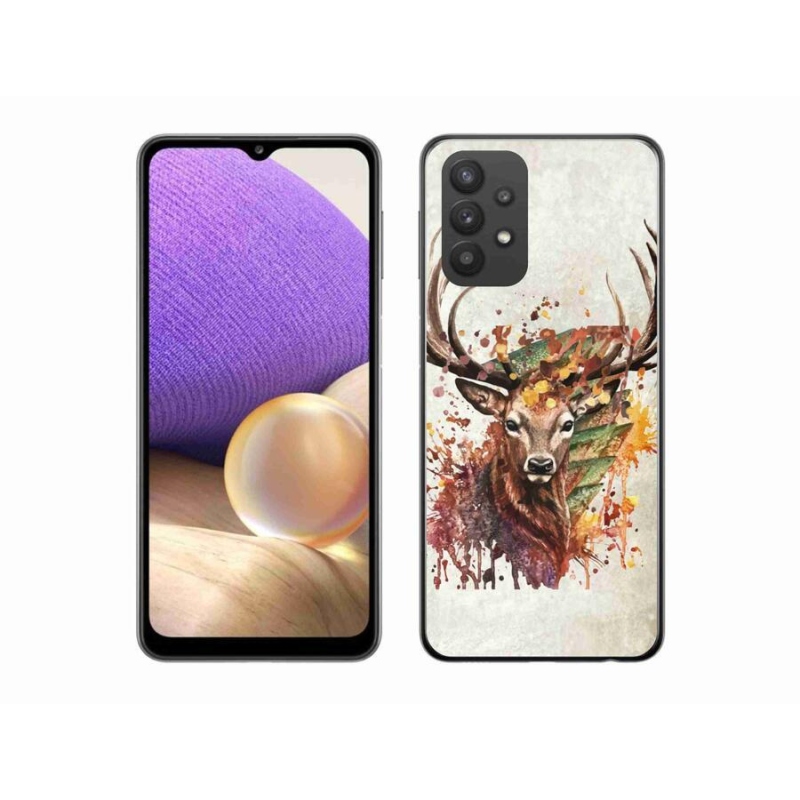 Gélový obal mmCase na mobil Samsung Galaxy A32 5G - jeleň 1