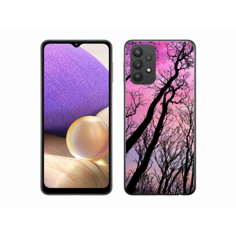 Gélový obal mmCase na mobil Samsung Galaxy A32 5G - opadané stromy