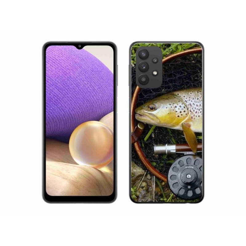 Gélový obal mmCase na mobil Samsung Galaxy A32 5G - pstruh 2